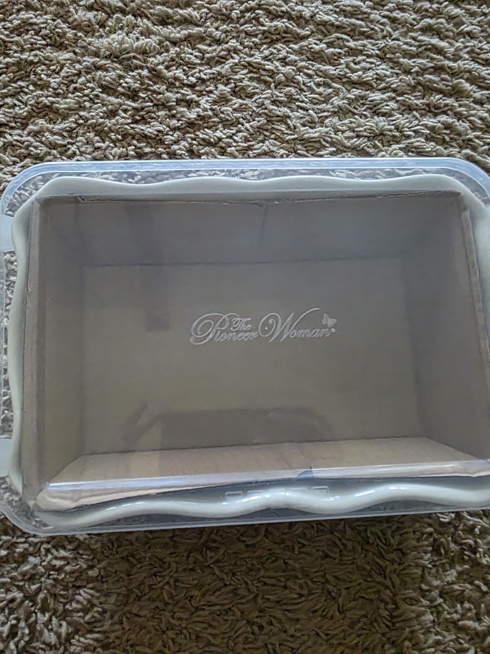 The Pioneer  Floral Ceramic Bakeware Dish with Clear Lid - Multicolor - Picture 7 of 8